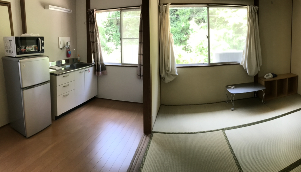 城崎温泉で働いたときに入居した完全個室タイプの寮